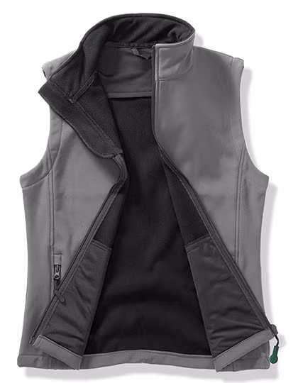 Result Core Women´s Printable Soft Shell Bodywarmer Yellow/Black XS (RT232F)