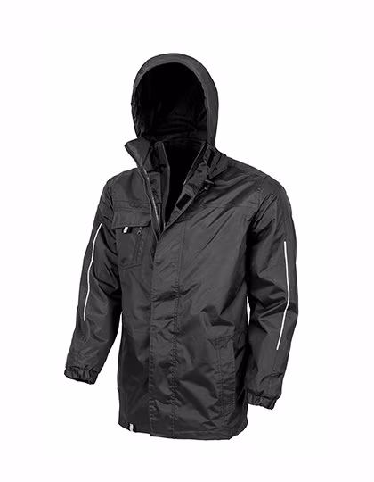 Result Core Veste de transition 3-en-1 avec veste intérieure softshell, Navy XS, RT236