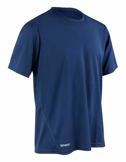 SPIRO Quick Dry Funktionsshirt mit Kragen für Herren, Navy M, RT253M