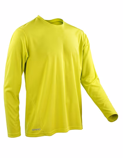 SPIRO Maillot Quick-Dry avec col pour hommes, Lime M, RT254M