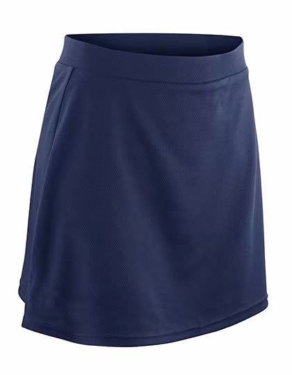 SPIRO Skort da Donna traspirante con Sport Pant, Navy XXL (44), RT261F
