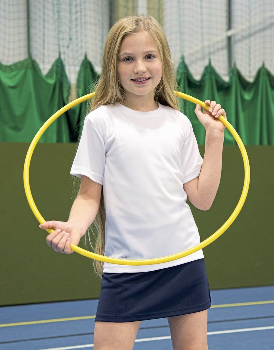 SPIRO Junior Skort mit integriertem Sport Pant, Navy L (9-10), RT261J