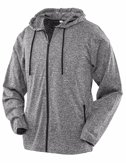SPIRO Damenjacke mit Kapuze und Reißverschluss, Marl Grey L, RT277F