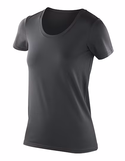SPIRO Women´s Impact Softex® T-Shirt Black XXS (6) (RT280F), RT280F