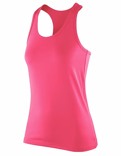 SPIRO Top sportivo in Softex® con stretch da Donna, Candy M (12), RT281F