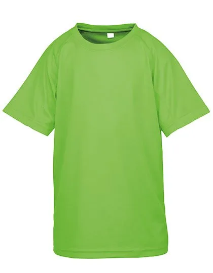 SPIRO Junior Performance Aircool T-Shirt 135 g/m², Lime S (5-6), RT287J