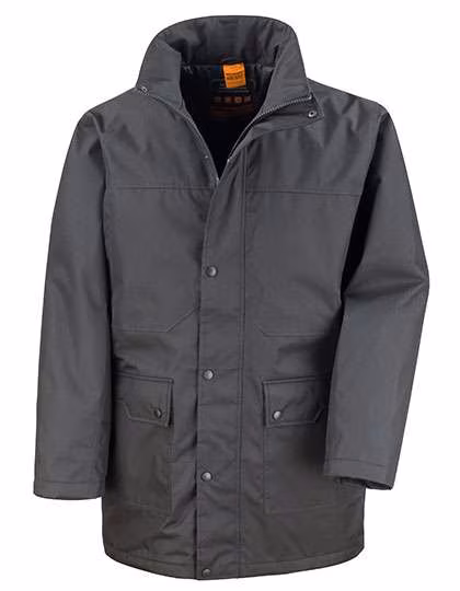 Result Work-Guard Giacca Platinum Managers in Nylon Oxford, Black S, RT307