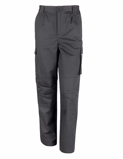 Result Work-Guard Pantalon de travail avec poche cargo et réflecteurs, Grey 32/34 (S), RT308