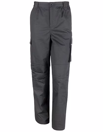 Result Work-Guard Pantaloni Action con tasche per ginocchiere da Donna, Black XS, RT308F