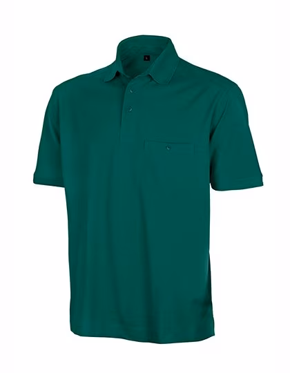 Result Work-Guard Apex Pocket Polo Shirt mit Brusttasche, Bottle Green 5XL, RT312