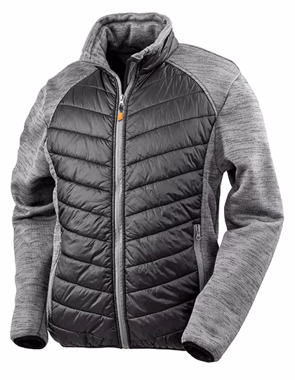 Result Work-Guard Wasserabweisende Isolierjacke mit Stretchmaterial, Black/Marl Grey L, RT314