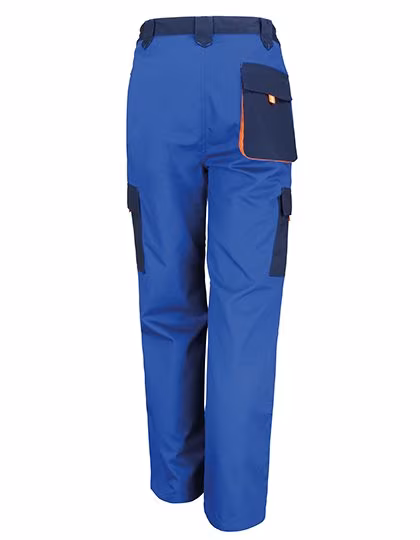 Result Work-Guard Arbeits-Hose mit Cargo-Taschen und Reflexion, Royal/Navy 3XL, RT318
