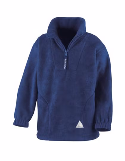 Result Pullover in Pile per Bambini con Zip ¼, Royal XL (12-14), RT33Y