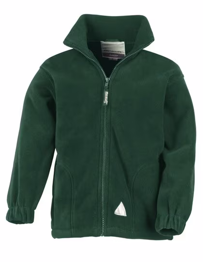 Result Giacca in Pile Junior Polartherm™ con Zip, Forest M (8-10), RT36J
