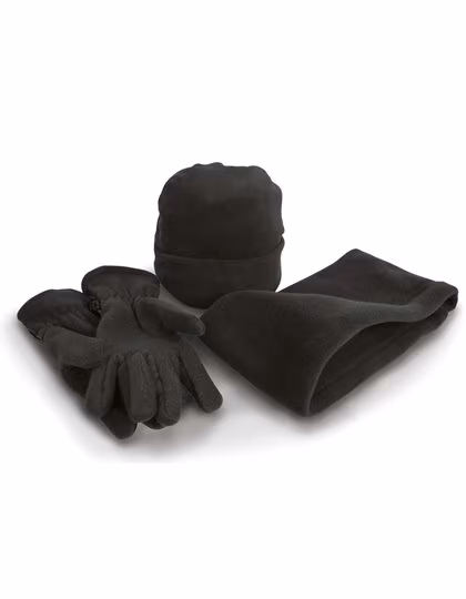 Result Winter Essentials Polartherm™ Winter-Set: Mütze, Handschuhe, Nackenwärmer, Black S, RT40