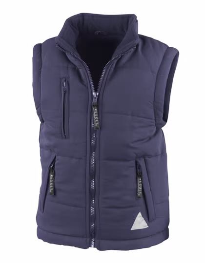 Result Bodywarmer Junior Ultra Padded con Cappuccio, Navy XL (11-12), RT88J