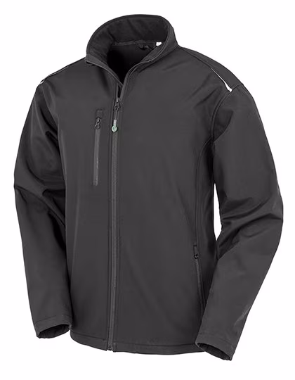 Result Genuine Recycled Giacca Softshell 3-Layer riciclata Uomo, Navy L, RT900