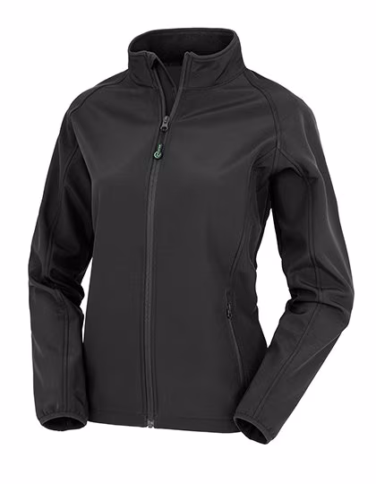Result Genuine Recycled Veste softshell 2 couches recyclée femme, Black S, RT901F