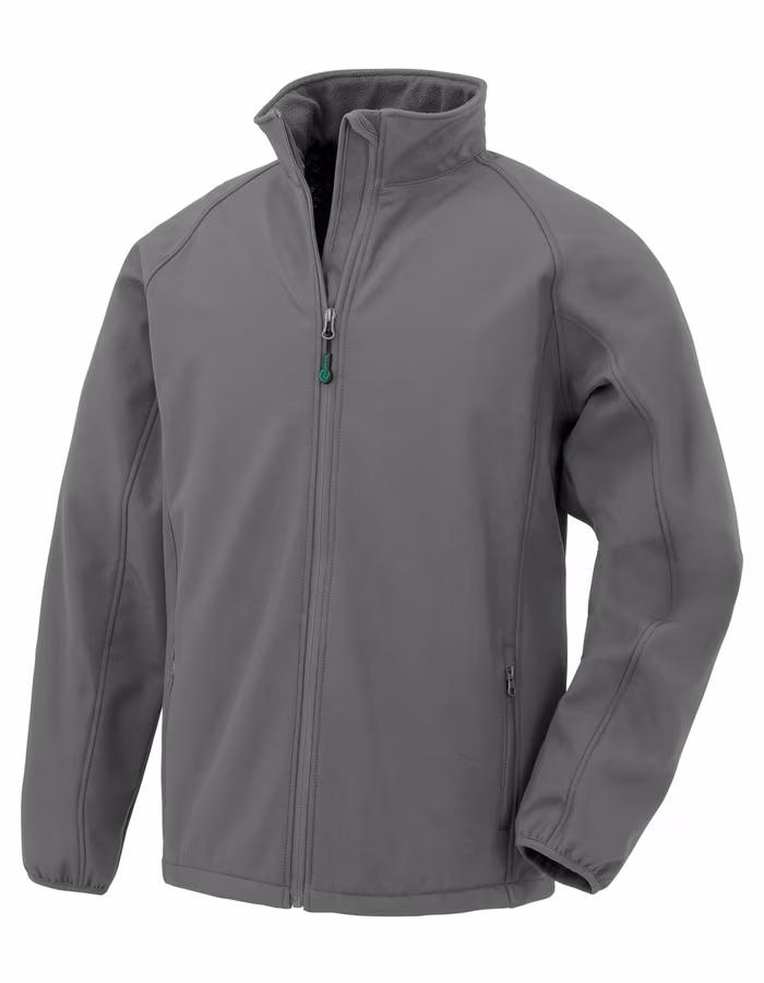 Result Genuine Recycled Recycled 2-Layer Printable Youth Softshell Jacket Grey XXL (13-14) (RT901Y), RT901Y