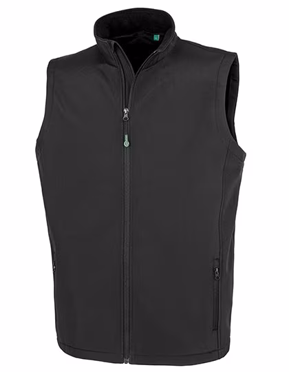 Result Genuine Recycled Gilet softshell recyclé avec col montant, Navy S, RT902