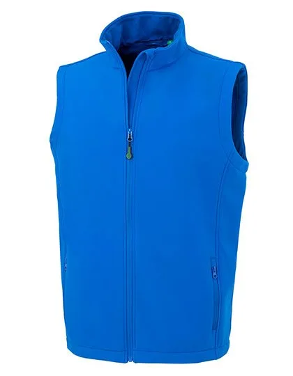 Result Genuine Recycled Gilet softshell recyclé avec col montant, Royal M, RT902