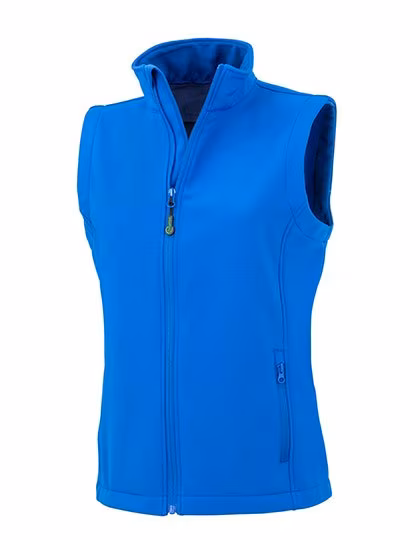 Result Genuine Recycled Gilet Softshell 2-Layer riciclato da Donna, Royal M, RT902F