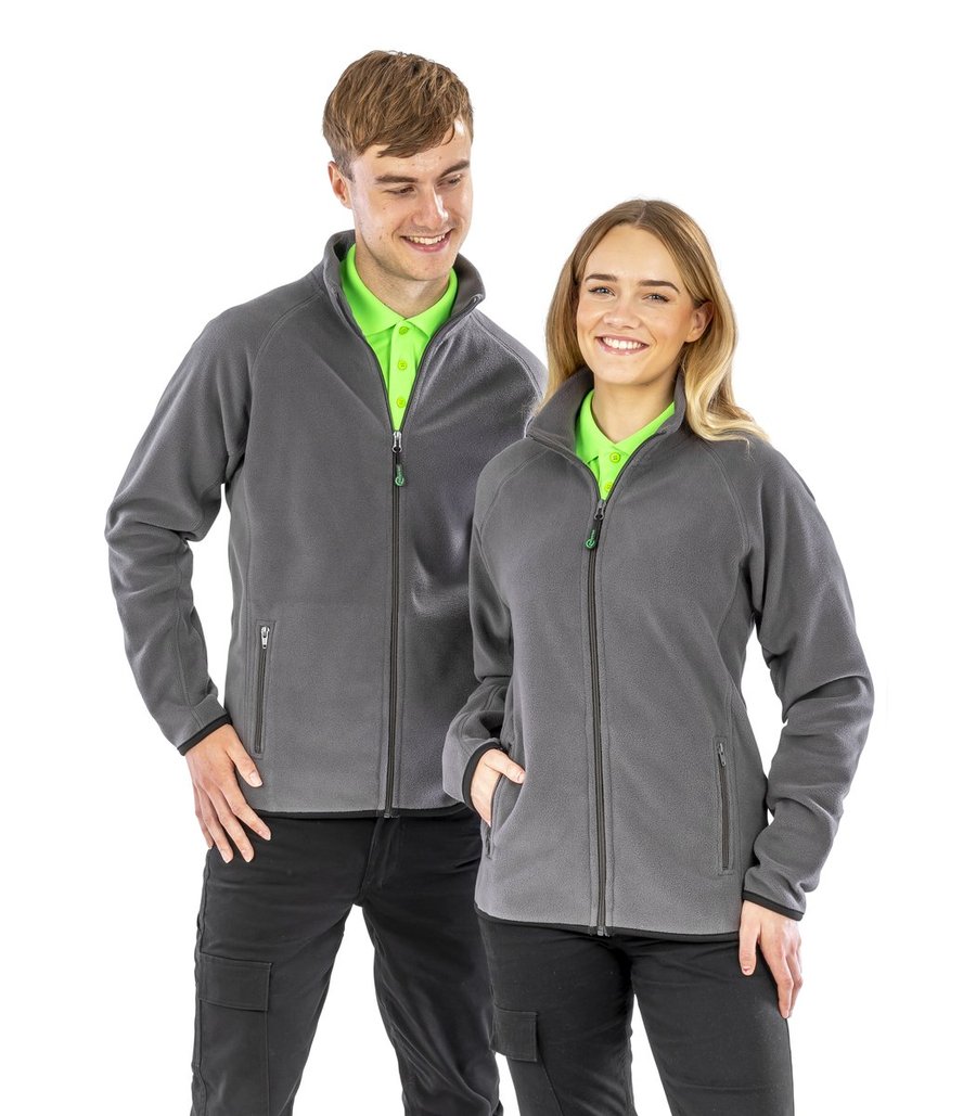Result Genuine Recycled Recycled Fleece Polarthermic Jacke, Black XS, RT903