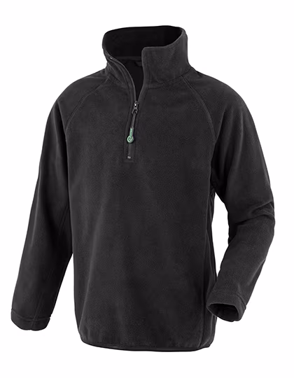 Result Genuine Recycled Junior Recycled Pull Microfleece avec fermeture éclair, Grey XS (4-6 Jahre), RT905J