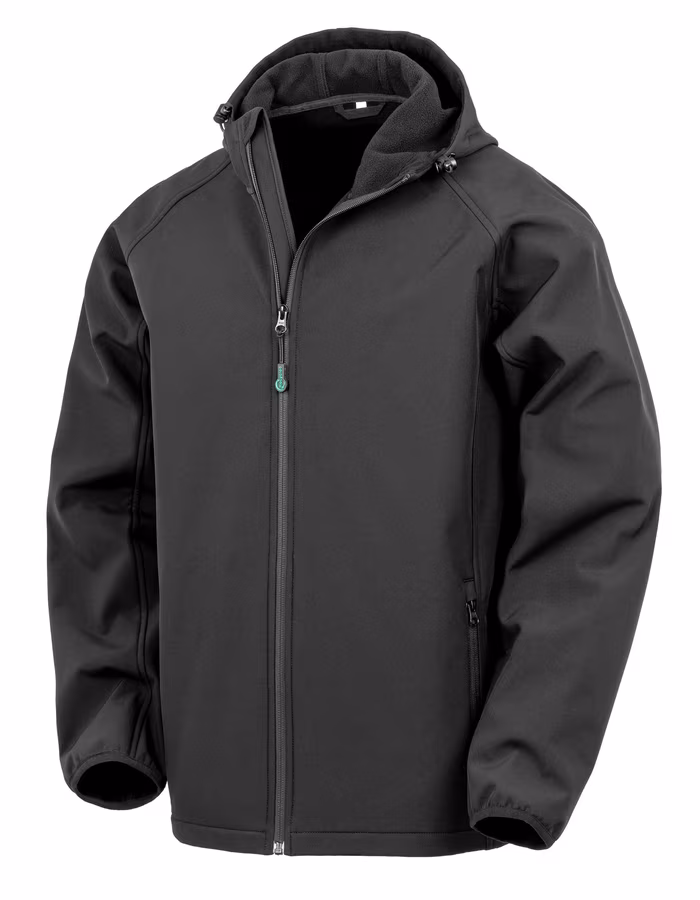 Men´s Recycled 3-Layer Printable Hooded Softshell Jacket