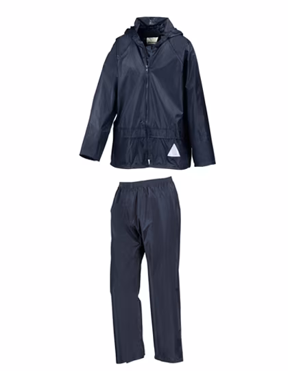 Result Wasserdichtes Kinderjacken- und Hosen-Set, Red M (7-8), RT95J