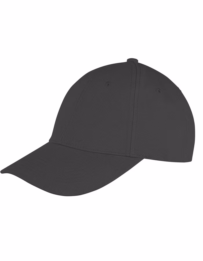 Result Genuine Recycled Recyceltes Low Profile Cap mit Klettverschluss, Black One Size, RT981