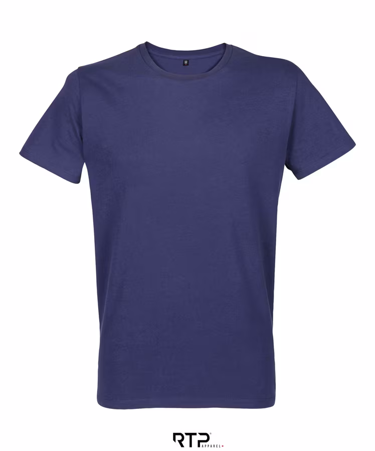 RTP Apparel Baumwoll-T-Shirt 145 gsm, Rundhals, 10er-Pack, White M, RTP03254