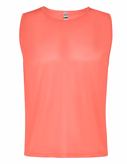 Roly Sport Casacca da allenamento Roma in rete traspirante, Fluor Coral 234 M, RY0417