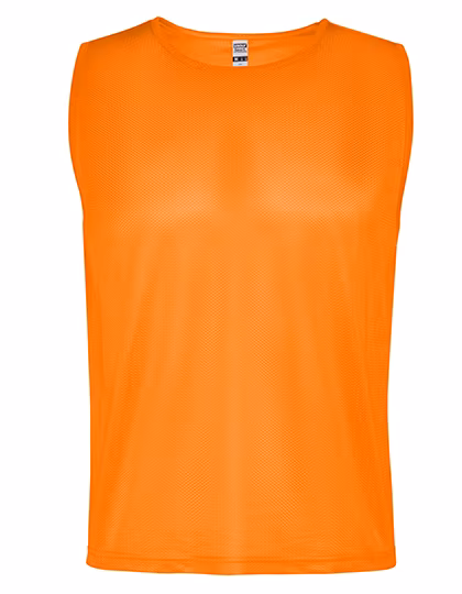 Roly Sport Roma Trainings-Laibchen aus atmungsaktivem Mesh, Fluor Orange 223 M, RY0417