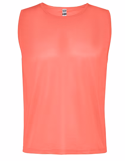 Roly Sport Casacca da allenamento Roma in rete per Bambini, Fluor Coral 234 8 Jahre, RY0417K