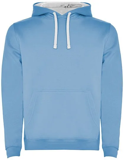 Roly Urban Sweatshirt mit Kapuze für Herren, Sky Blue 10/White 01 3XL, RY1067