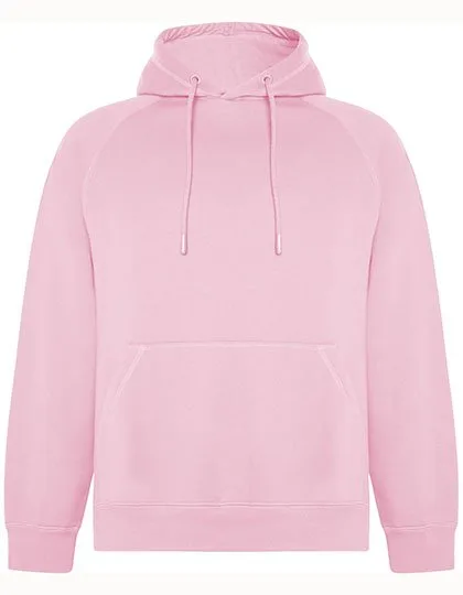 Roly Eco Vinson Organic Hooded Sweatshirt Light Pink 48 3XL (RY1074), RY1074