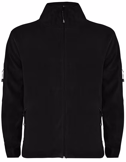 Roly Microfleece Jacke mit hohem Kragen, Black 02 XXL, RY1195