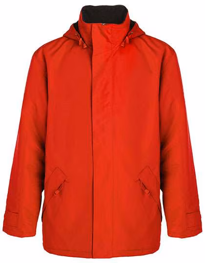 Roly Parka mit Kapuze und Windblende, Red 60 XL, RY5077