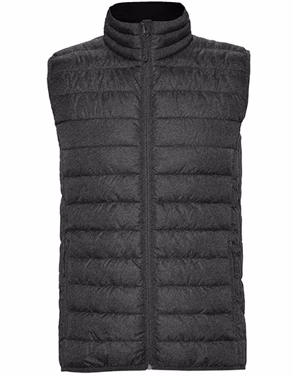 Roly Oslo Bodywarmer, wasserabweisend, Polyester, Black Melange 243 XXL, RY5092