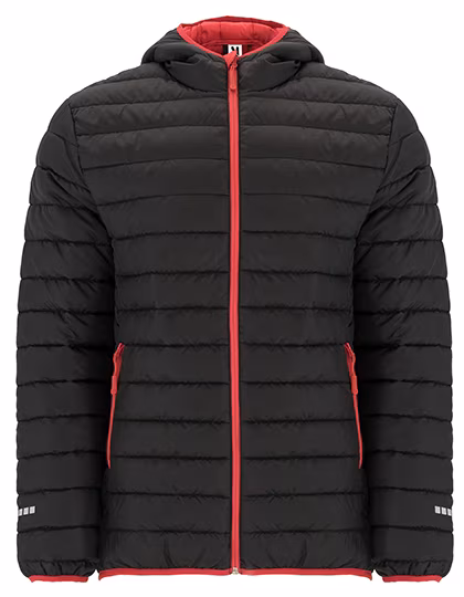 Roly Sport Norway Sport Jacke mit Kapuze, Black 02/Red 60 S, RY5097