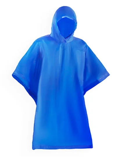 Stamina Faltbarer Regenponcho mit Kapuze, Royal Blue 05 18 x 22,5 cm, RY5600