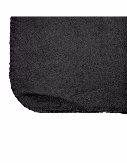 Stamina Fleece Blanket Bering with Anti-Pilling, Black 02 160 x 130 cm, RY5622