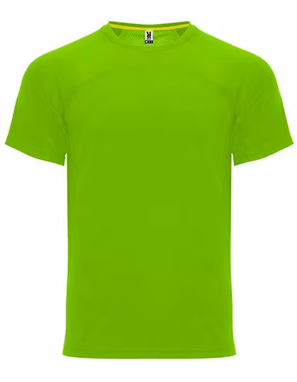 Roly Sport Monaco Funktions-T-Shirt mit Rundhalsausschnitt, Lime Green 225 3XL, RY6401