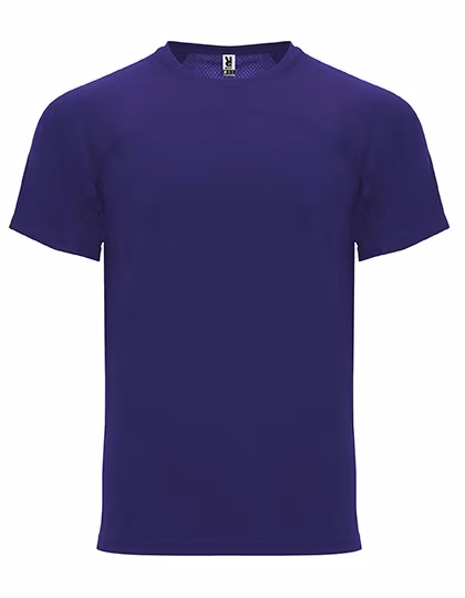 Roly Sport T-Shirt funzionale Monaco con girocollo, Mauve 63 3XL, RY6401