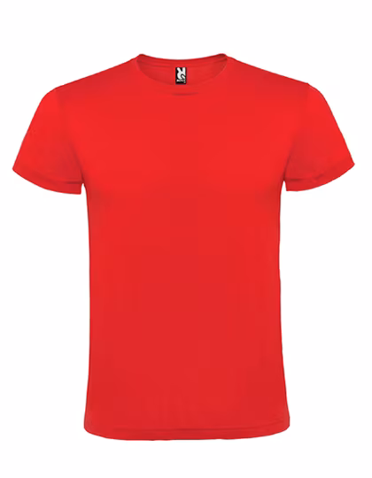 Roly Atomic 150 T-Shirt, Baumwolle, Tubular-Schnitt, Red 60 XXL, RY6424