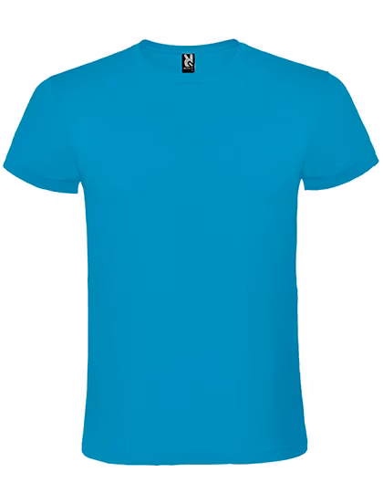 Roly T-Shirt Atomic 150, Cotone, taglio Tubular, Turquoise 12 M, RY6424