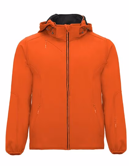 Roly Siberia Softshelljacke mit abnehmbarer Kapuze, Bermellion Orange 311 XS, RY6428