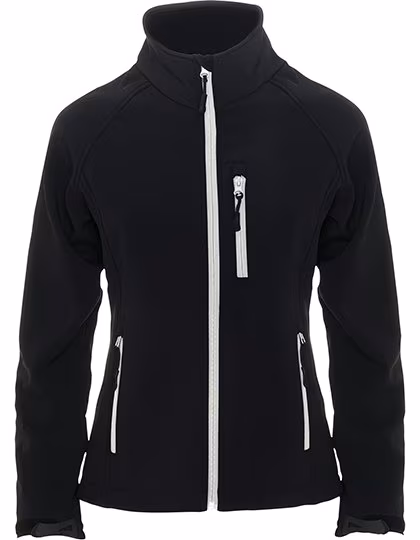 Roly Giacca Softshell Antartida con fodera in Pile, Black 02 XL, RY6433