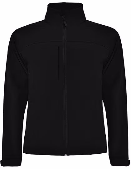 Roly Rudolph Softshelljacke mit verstaubarer Kapuze, Black 02 S, RY6435